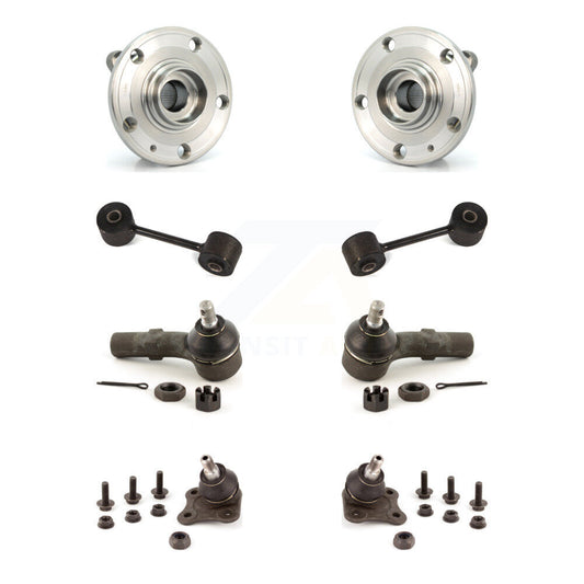 Bearing Lower Ball Joint Outer Tie Rod Link Front Kit (8Pc) For Volkswagen Jetta