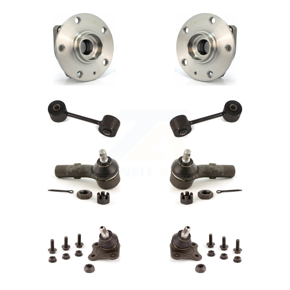Bearing Lower Ball Joint Outer Tie Rod & Link Front Kit For Volkswagen Golf City