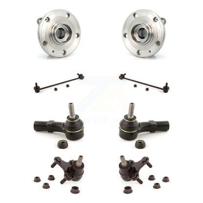 Bearing Lower Ball Joint Outer Tie Rod & Link Front Kit (8Pc) For Volkswagen CC
