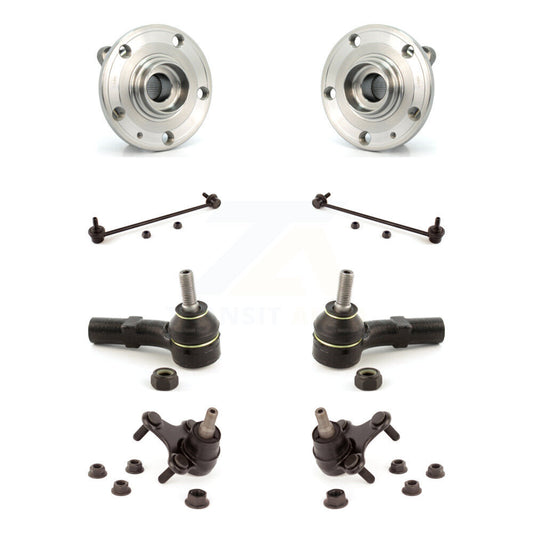 Bearing Lower Ball Joint Outer Tie Rod & Link Front Kit (8Pc) For Volkswagen CC