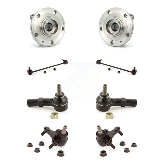 Bearing Lower Ball Joint Outer Tie Rod & Link Front Kit (8Pc) For Volkswagen CC