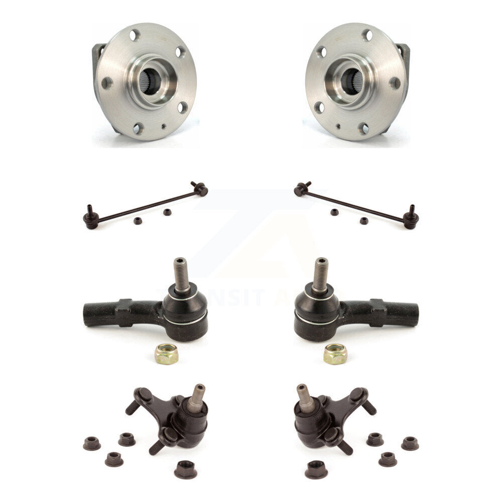 Bearing Lower Ball Joint Outer Tie Rod & Sway Bar Stabilizer Link Front Kit For