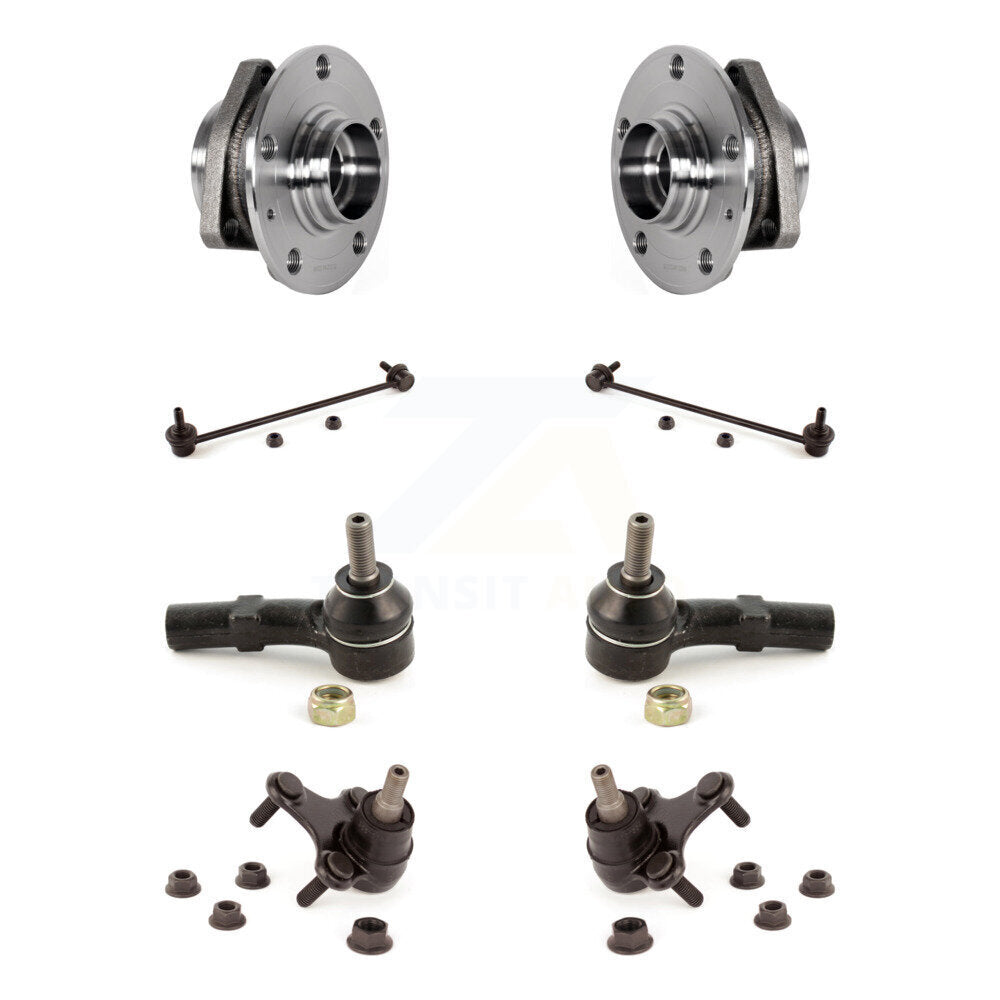 Bearing Lower Ball Joint Outer Tie Rod Link Front Kit (8Pc) For Audi A3 Quattro