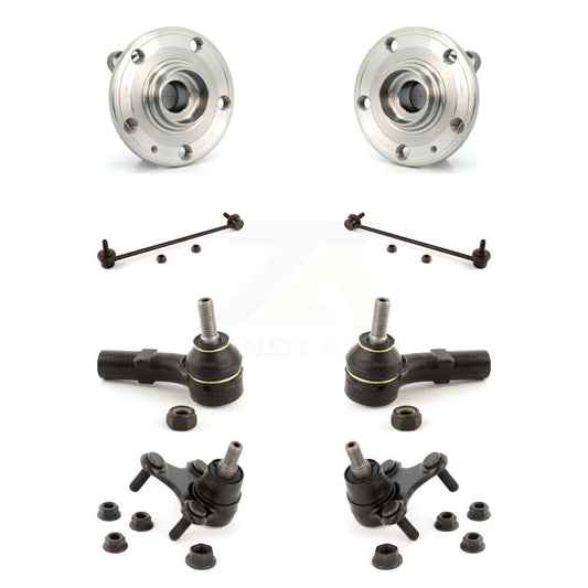 Bearing Lower Ball Joint Outer Tie Rod Link Front Kit (8Pc) For Volkswagen Jetta