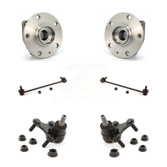 Bearing Lower Ball Joint & Link Front Kit For Volkswagen Golf Rabbit GTI e-Golf