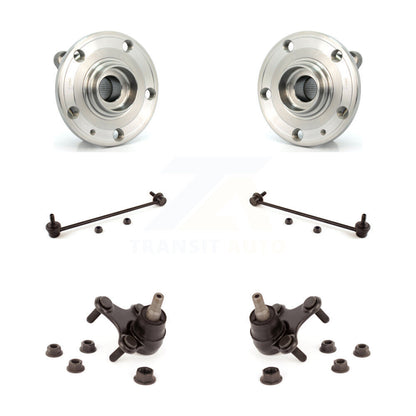 Hub Bearing Lower Ball Joint & Sway Bar Link Front Kit For Volkswagen Passat CC