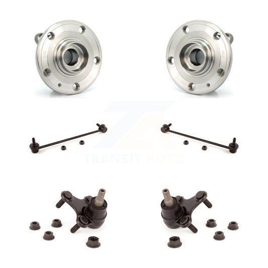 Hub Bearing Lower Ball Joint & Sway Bar Link Front Kit For Volkswagen Passat CC