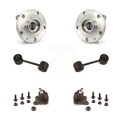 Bearing Lower Ball Joint & Link Front Kit For Volkswagen Jetta City With 2 Holes