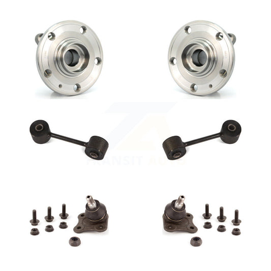 Bearing Lower Ball Joint & Link Front Kit For Volkswagen Jetta City With 2 Holes