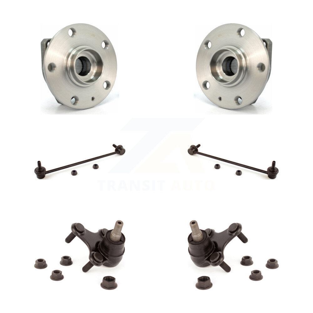 Bearing Lower Ball Joint & Sway Bar Link Front Kit For Volkswagen Golf Alltrack