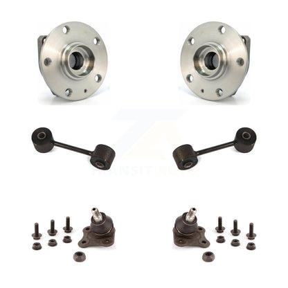 Bearing Lower Ball Joint & Link Front Kit For Volkswagen Golf City With 2 Holes