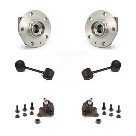 Bearing Lower Ball Joint & Link Front Kit For Volkswagen Golf City With 2 Holes