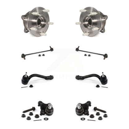 Bearing Lower Ball Joint Outer Tie Rod & Link Front Kit (8Pc) For Hyundai Sonata