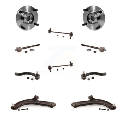 Bearing Lower Control Arm Outer Inner Tie Rod & Link Front Kit (10Pc) For Nissan