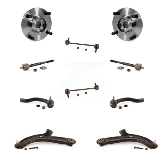 Bearing Lower Control Arm Outer Inner Tie Rod & Link Front Kit (10Pc) For Nissan