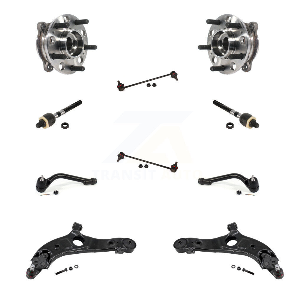 Bearing Lower Arm Outer Inner Tie Rod Link Front Kit For Hyundai Santa Fe Sport