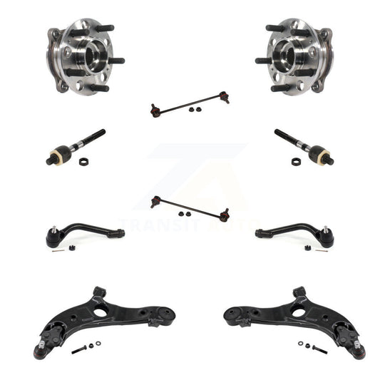 Bearing Lower Arm Outer Inner Tie Rod Link Front Kit For Hyundai Santa Fe Sport