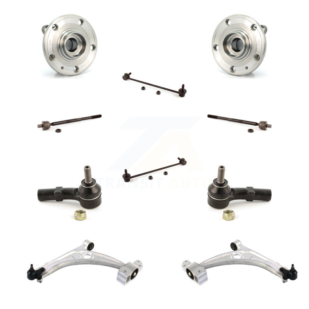 Bearing Lower Arm Outer Inner Tie Rod Link Front Kit For 06-10 Volkswagen Passat