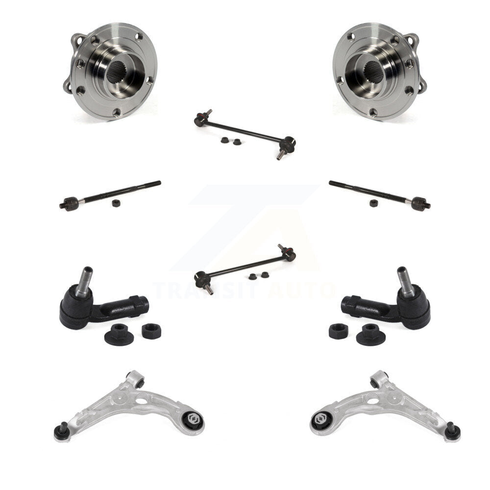 Bearing Lower Arm Outer Inner Tie Rod Link Front Kit (10Pc) For 13-16 Dodge Dart