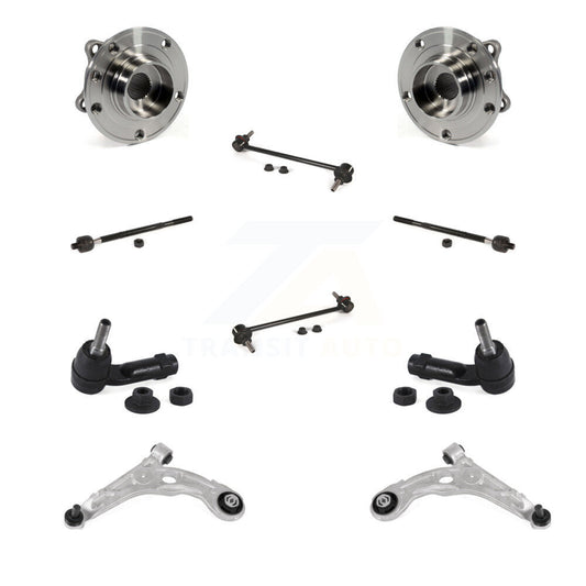 Bearing Lower Arm Outer Inner Tie Rod Link Front Kit (10Pc) For 13-16 Dodge Dart