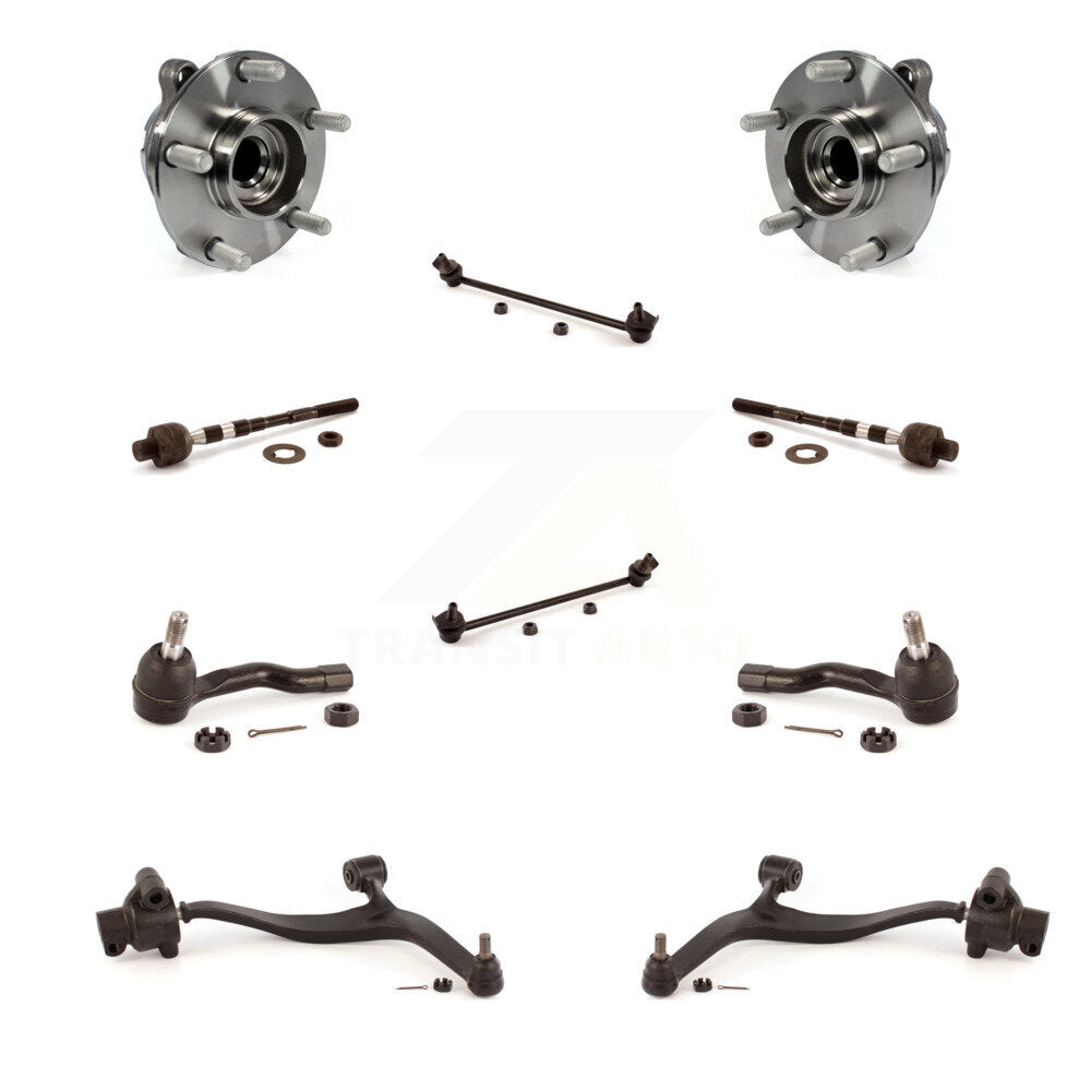 Bearing Lower Control Arm Outer Inner Tie Rod & Link Front Kit For INFINITI FX35