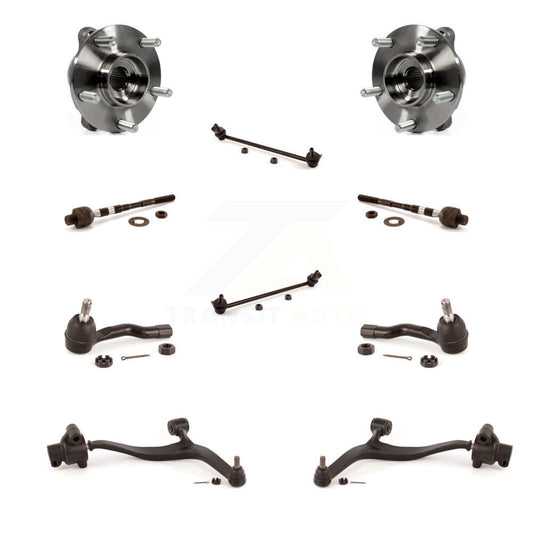 Bearing Lower Control Arm Outer Inner Tie Rod Link Front Kit (10Pc) For INFINITI