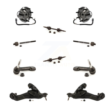 Hub Bearing Lower Control Arm Outer Inner Tie Rod Link Front Kit For Ford F-150