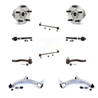 Hub Bearing Lower Arm Outer Inner Tie Rod Link Front Kit (10Pc) For Honda Pilot