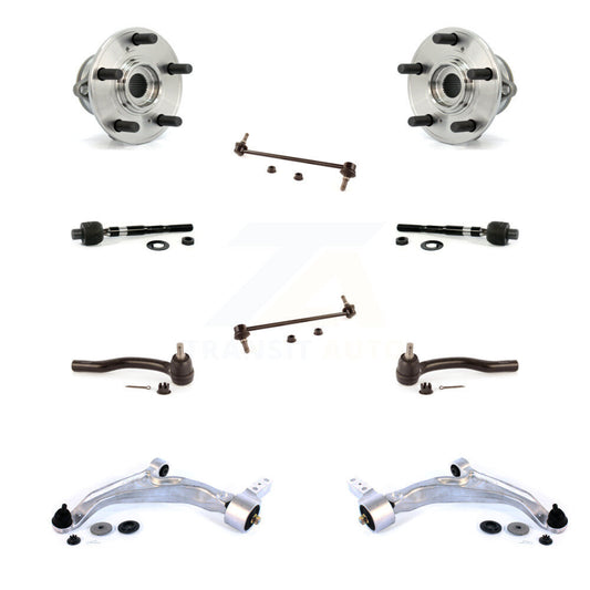 Hub Bearing Lower Arm Outer Inner Tie Rod Link Front Kit (10Pc) For Honda Pilot