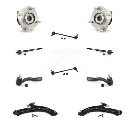 Bearing Lower Control Arm Outer Inner Tie Rod & Link Front Kit For Nissan Sentra