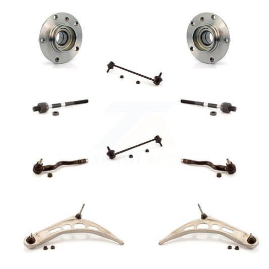 Hub Bearing Lower Arm Outer Inner Tie Rod Link Front Kit (10Pc) For BMW Z4 330Ci