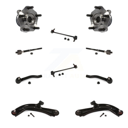 Bearing Lower Control Arm Outer Inner Tie Rod & Link Front Kit (10Pc) For Nissan