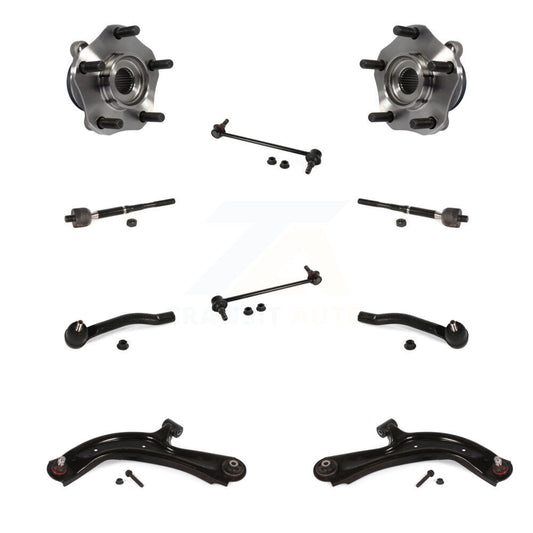 Bearing Lower Control Arm Outer Inner Tie Rod & Link Front Kit (10Pc) For Nissan