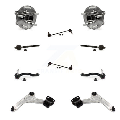 Bearing Lower Control Arm Outer Inner Tie Rod Link Front Kit (10Pc) For Ford MKZ