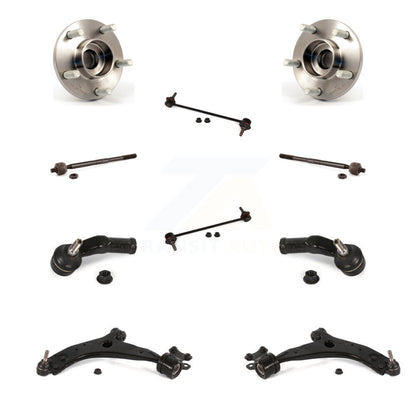 Bearing Lower Arm Outer Inner Tie Rod & Link Front Kit (10Pc) For Volvo S40 V50