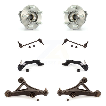 Bearing Lower Control Arm Outer Tie Rod & Link Front Kit (8Pc) For Dodge Charger