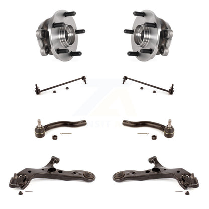Hub Bearing Lower Control Arm Outer Tie Rod Link Front Kit (8Pc) For Lexus NX300
