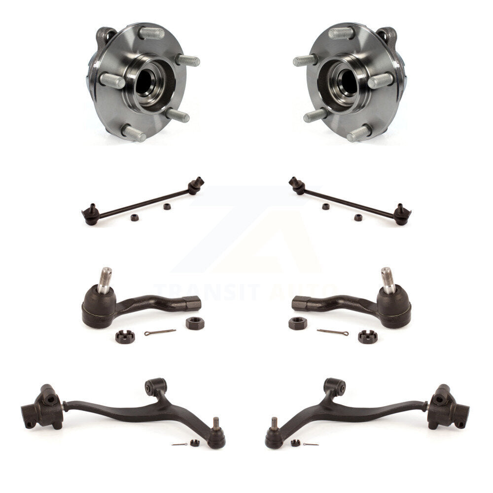 Bearing Lower Control Arm Outer Tie Rod & Link Front Kit (8Pc) For INFINITI FX35