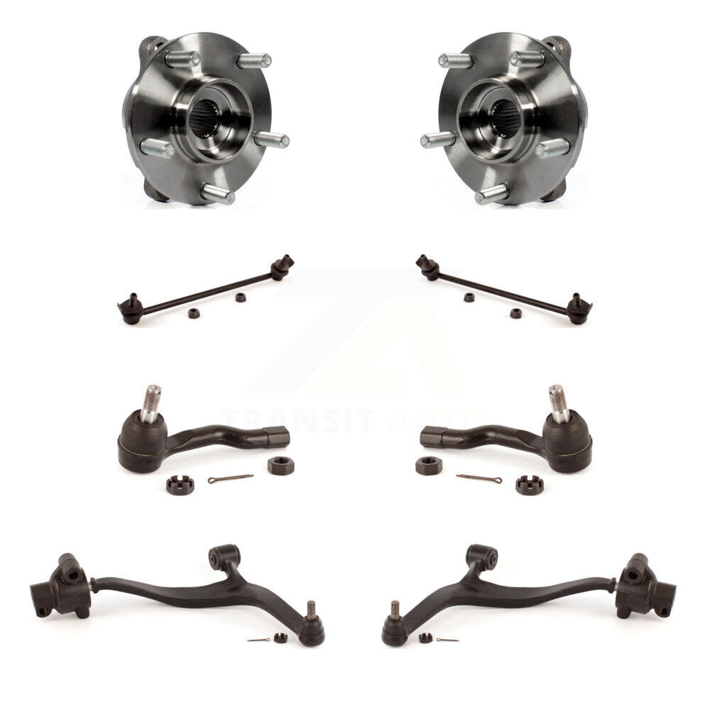 Bearing Lower Control Arm Outer Tie Rod & Link Front Kit (8Pc) For INFINITI FX35