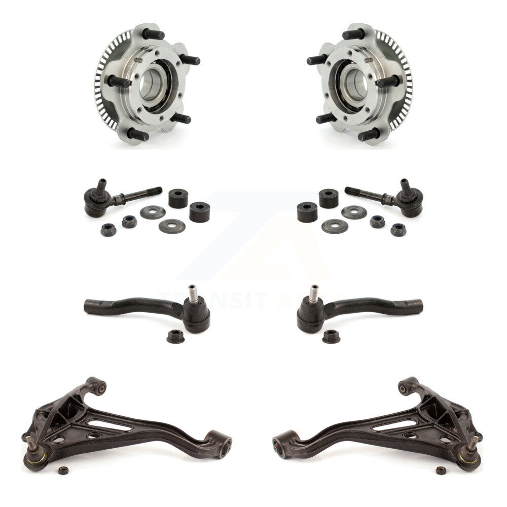 Hub Bearing Lower Arm Outer Tie Rod & Link Front Kit (8Pc) For Chevrolet Tracker