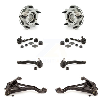 Hub Bearing Lower Arm Outer Tie Rod & Link Front Kit (8Pc) For Chevrolet Tracker