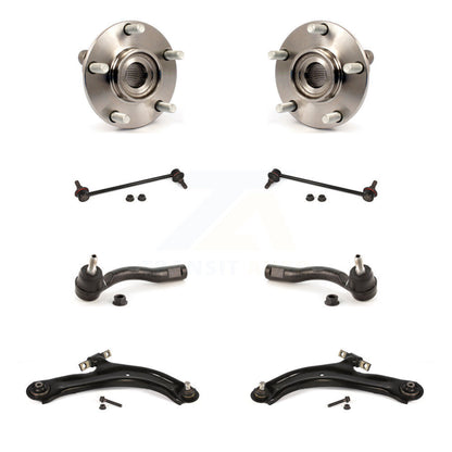 Bearing Lower Control Arm Outer Tie Rod & Link Front Kit (8Pc) For Nissan Sentra