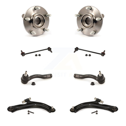 Bearing Lower Control Arm Outer Tie Rod & Link Front Kit (8Pc) For Nissan Sentra