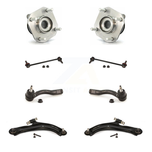Bearing Lower Control Arm Outer Tie Rod & Link Front Kit (8Pc) For Nissan Sentra