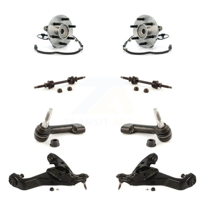 Hub Bearing Lower Control Arm Outer Tie Rod Link Front Kit (8Pc) For Ford F-150