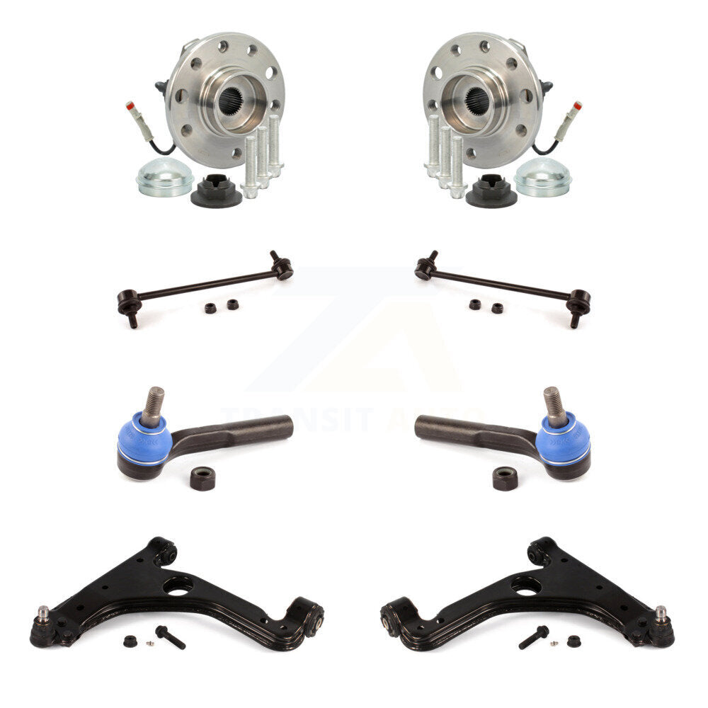 Bearing Lower Arm Outer Tie Rod Link Front Kit (8Pc) For 2008-2009 Saturn Astra