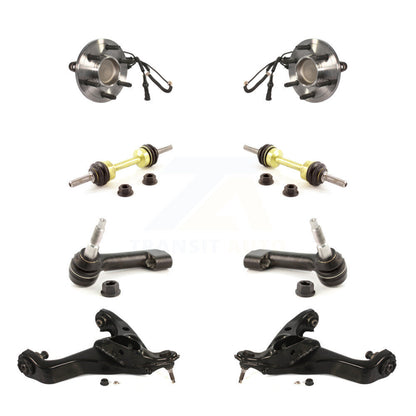 Bearing Lower Control Arm Outer Tie Rod Link Front Kit (8Pc) For Ford Expedition