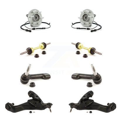 Bearing Lower Control Arm Outer Tie Rod Link Front Kit (8Pc) For Ford Expedition