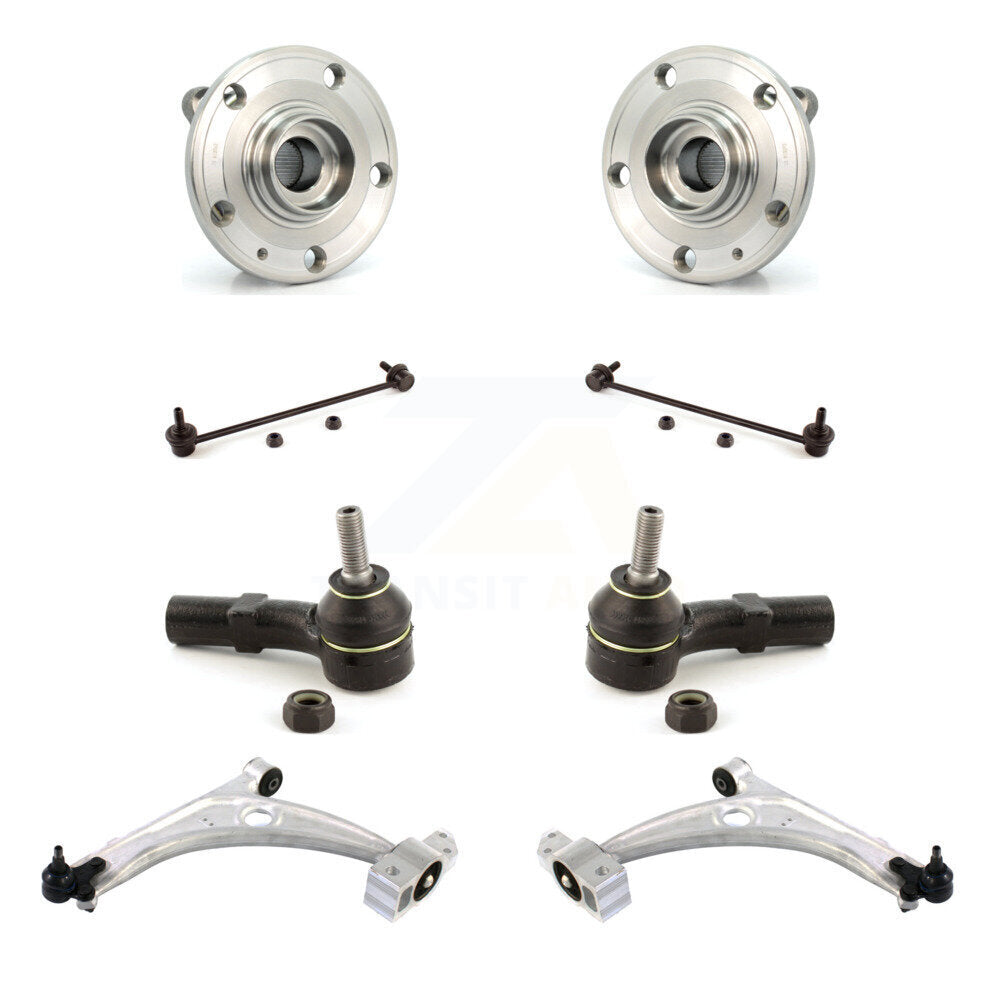 Bearing Lower Control Arm Outer Tie Rod & Link Front Kit (8Pc) For Volkswagen CC