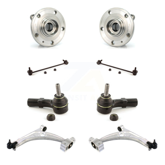 Bearing Lower Control Arm Outer Tie Rod & Link Front Kit (8Pc) For Volkswagen CC